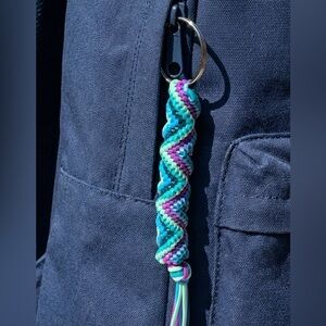 Very Berry ZigZag Keychain